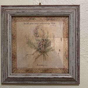 Scripture wall hanging picture